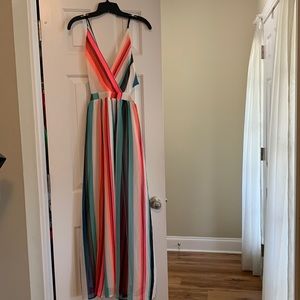 Express spaghetti strap maxi dress. Petite Medium